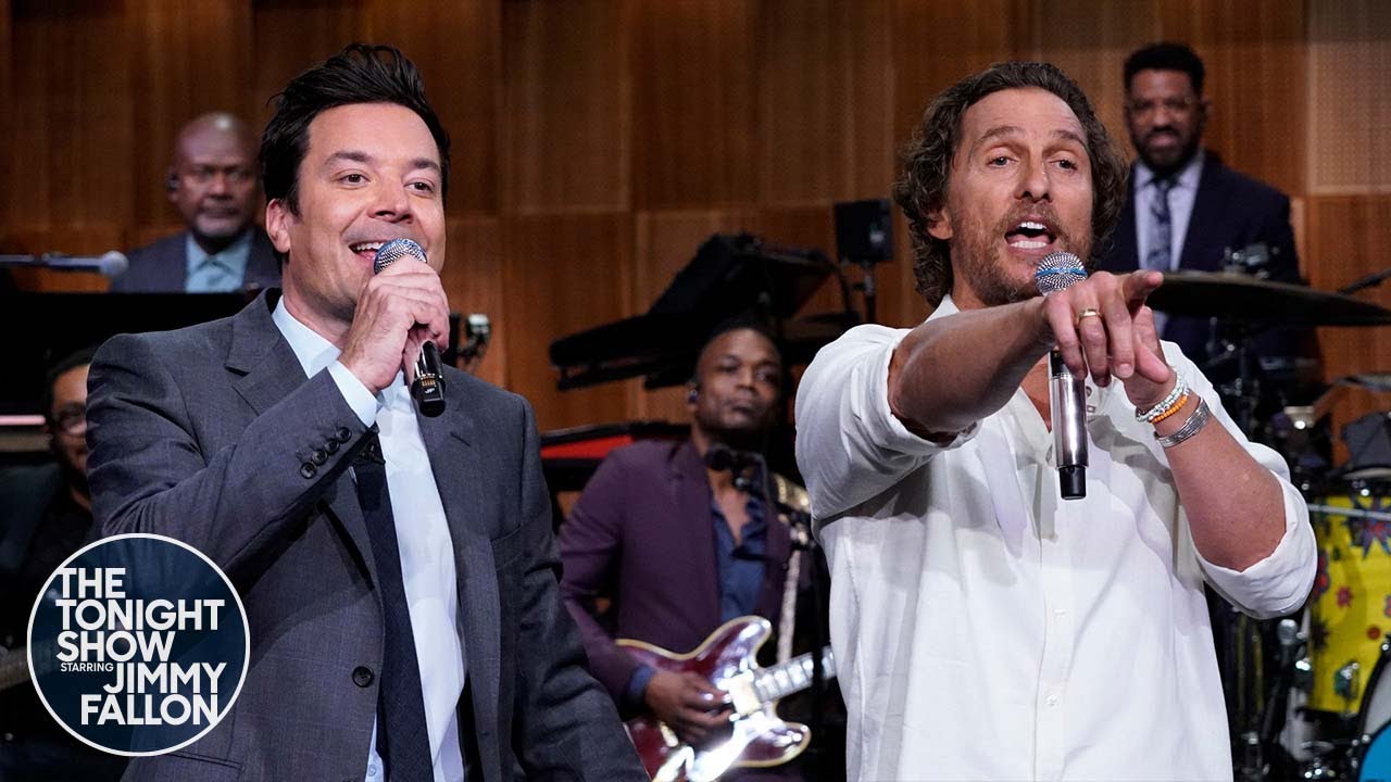 Matthew McConaughey Turns His Children's Book Just Because into a Song | The Tonight Show