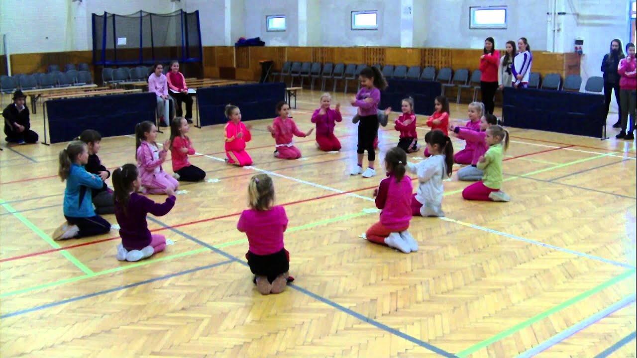 Aerobic DDM Veselí nad Moravou - trénink - 28.3.2015 v Uherský Ostroh