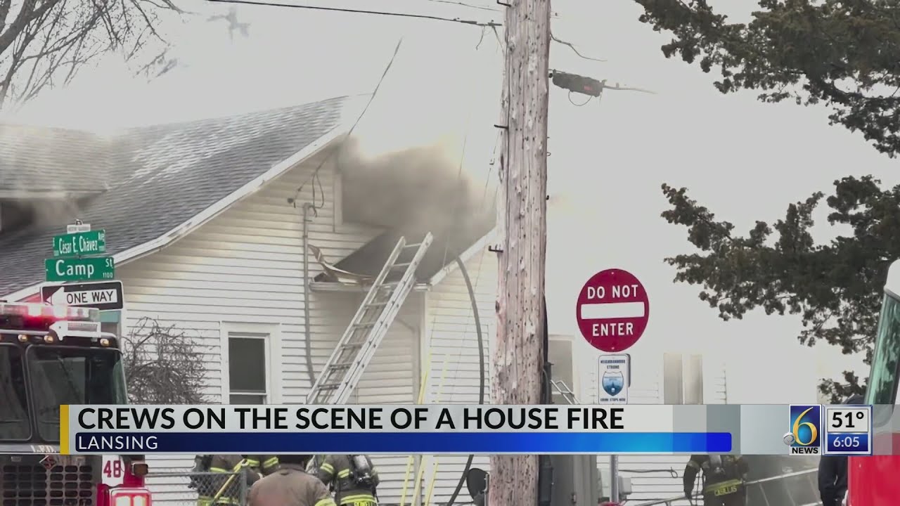 Lansing Firefighters respond to house fire