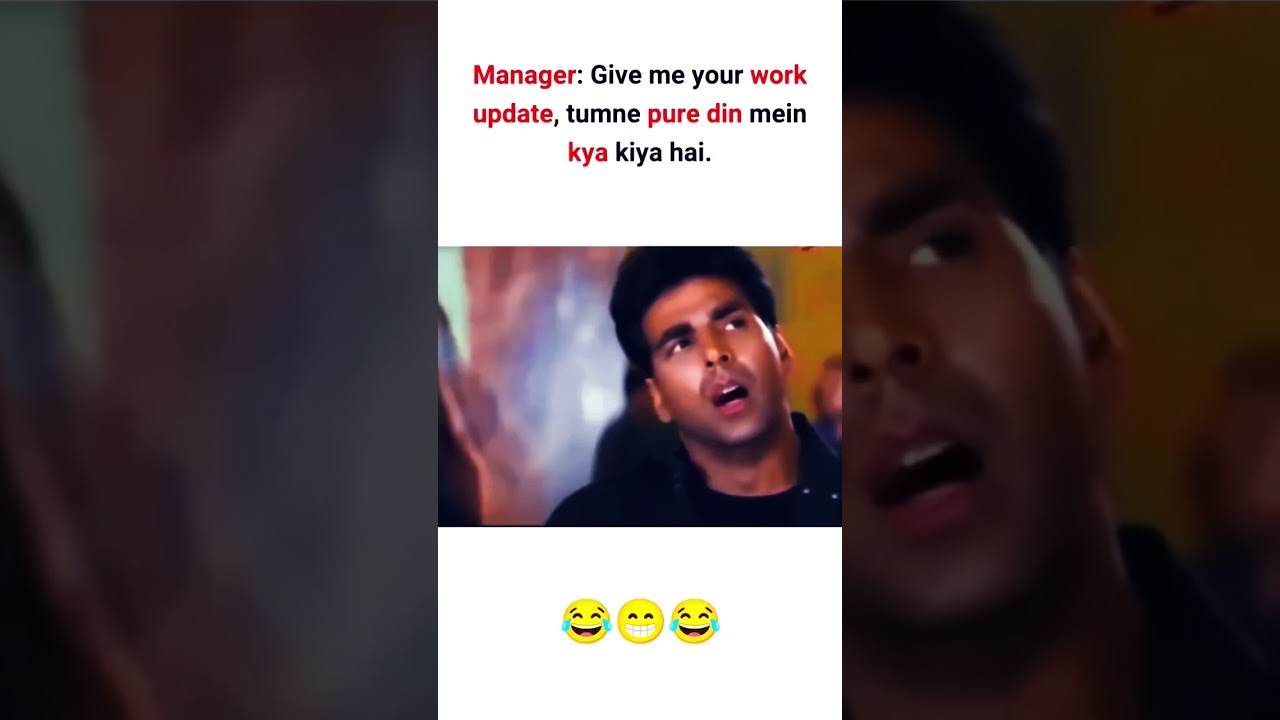 🗣️Manager: Pure Din Tumne Kya kiya?🙂