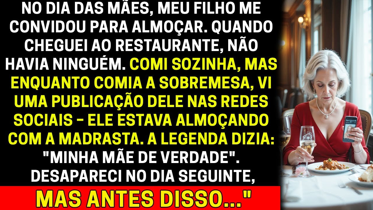 No almoço de Dia das Mães, meu filho chamou a madrasta de “mamãe” — e me olhou como uma estranha...