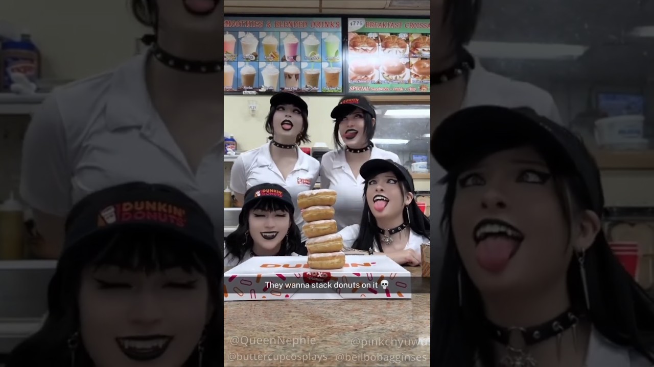 Я хочу на это положить кучу пончиков #готическаядевушка #смешно #готика #эгёрл #эмо