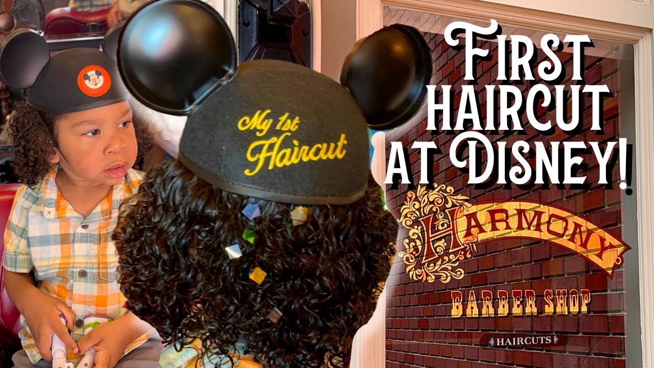 Haircut at Disney World Worth It? ✂️ Harmony Barber Shop 2022 (+ Curly Hair Tips)