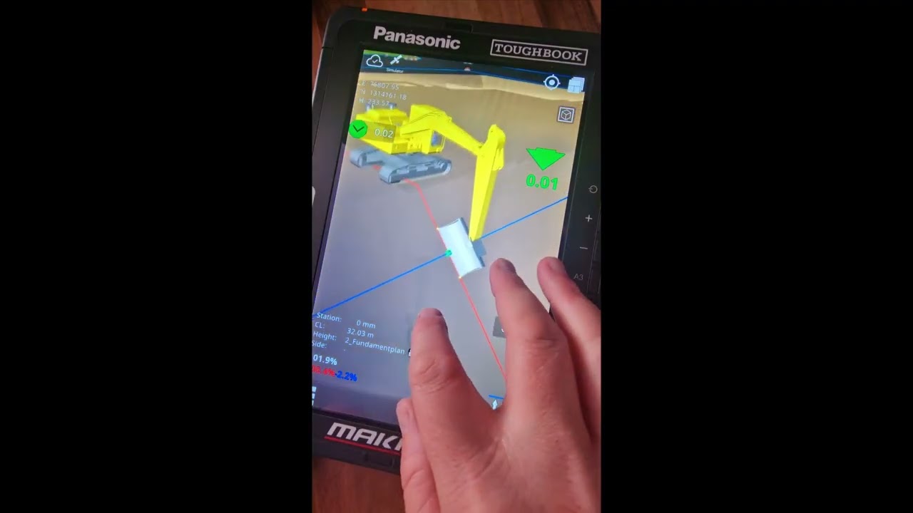 Makin' 3D Machine Control responsive display