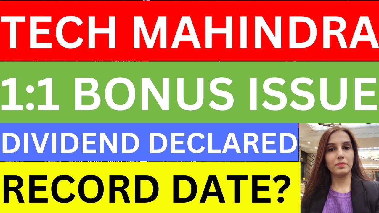 Tech mahindra bonus issue and dividend details | Tech mahindra share news today | dividend | stocks
