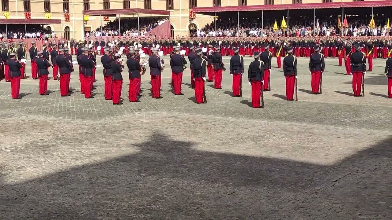 Himno Academia General Militar de Zaragoza. 08/10/2022