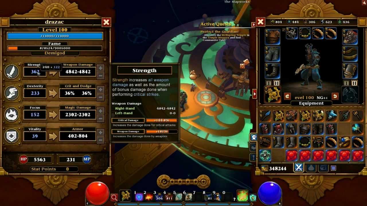 Torchlight 2: Engineer lvl 100, Mapworks dungeon