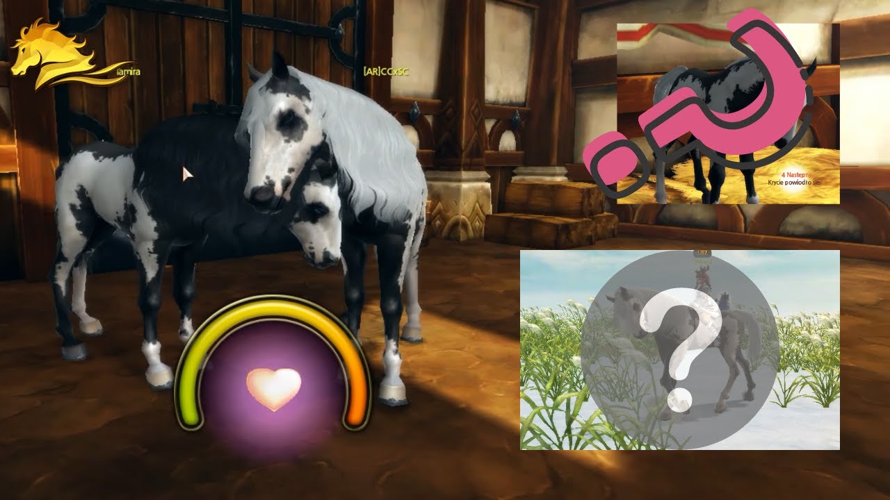 Alicia Online #34 - Próbujemy falowane grzywy! *breeding kare frame overo*