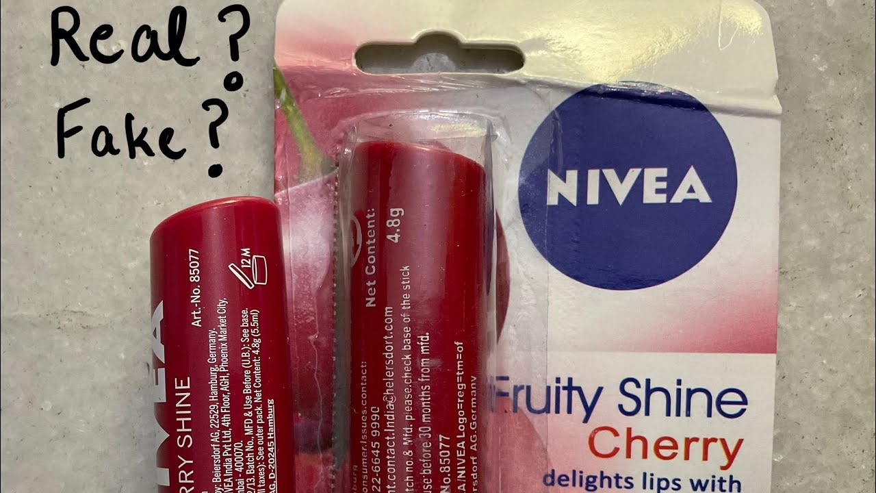 Nivea Lip Balm | Real or Fake: The Ultimate Guide