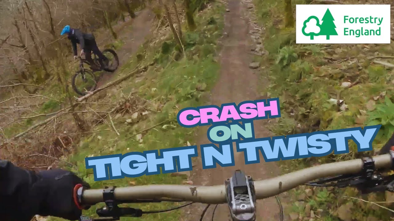 At the Forst of Dean for the first time and crashing on the red trail Tight and Twisty 🤙🏼 #mtb