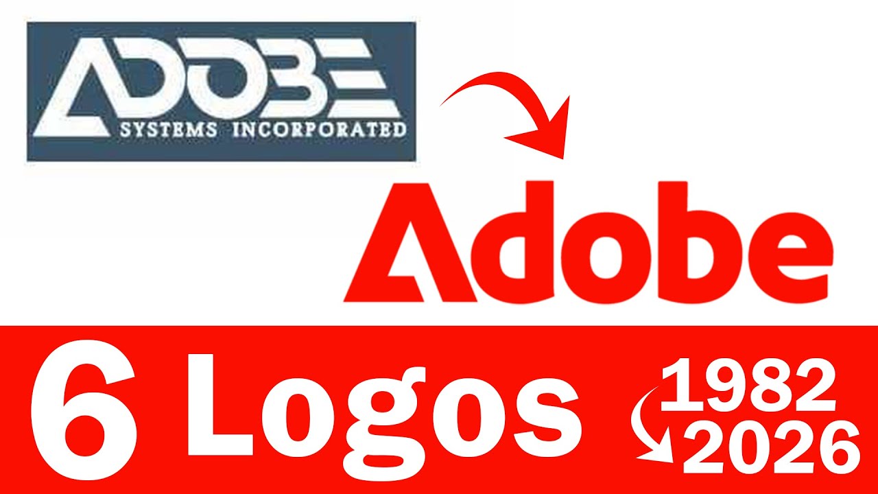 Adobe Logo Evolution (1982–2026) | Adobe Branding History