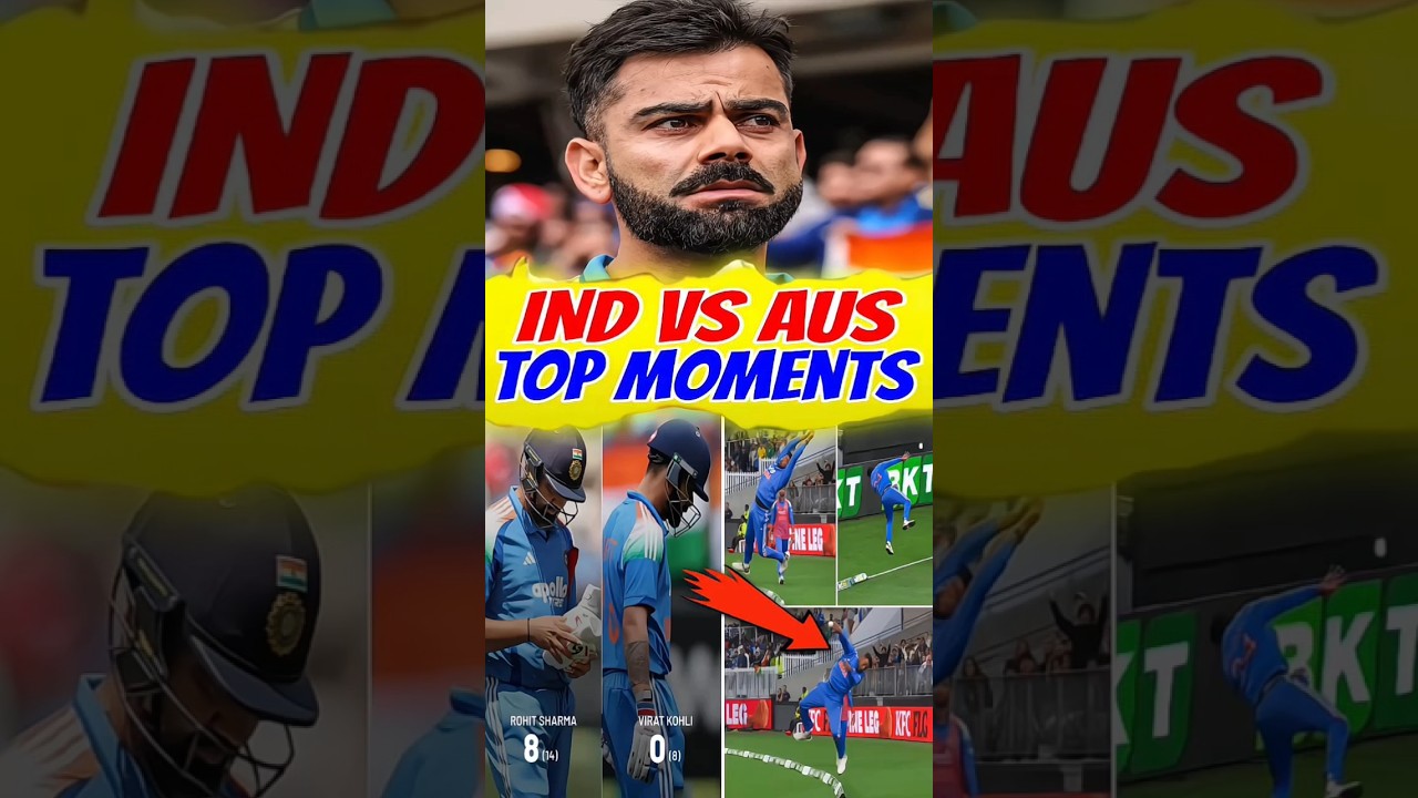 IND VS AUS 1ST ODI TOP MOMENTS🥵