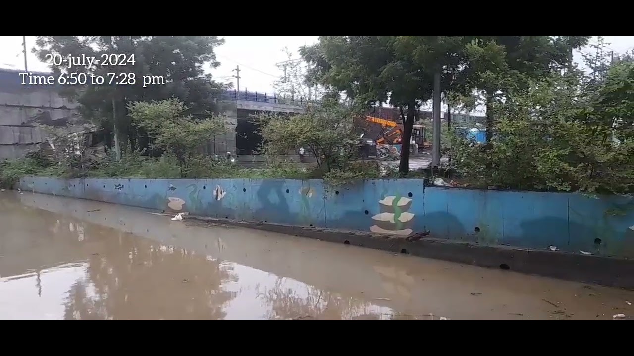 NARENDRA NAGAR railway under bridge in rainy season 2024