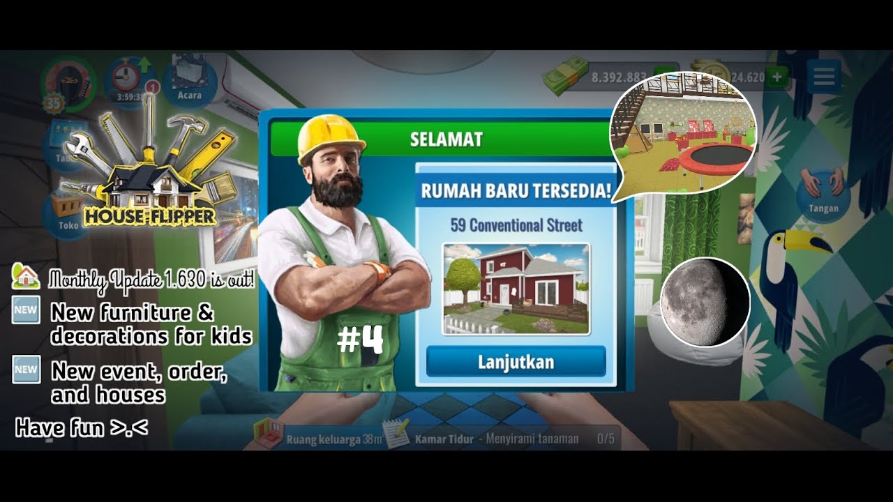 monthly update 1.630 part 4! :: nosy neighbor •house flipper android 