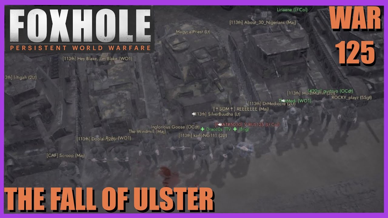 How the Colonials Turned the Tide &ndash; INSANE Counter Attack | Foxhole War 125