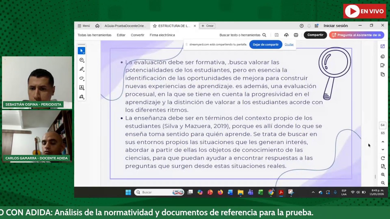 JUEVES DE ESTUDIO CON ADIDA # 1