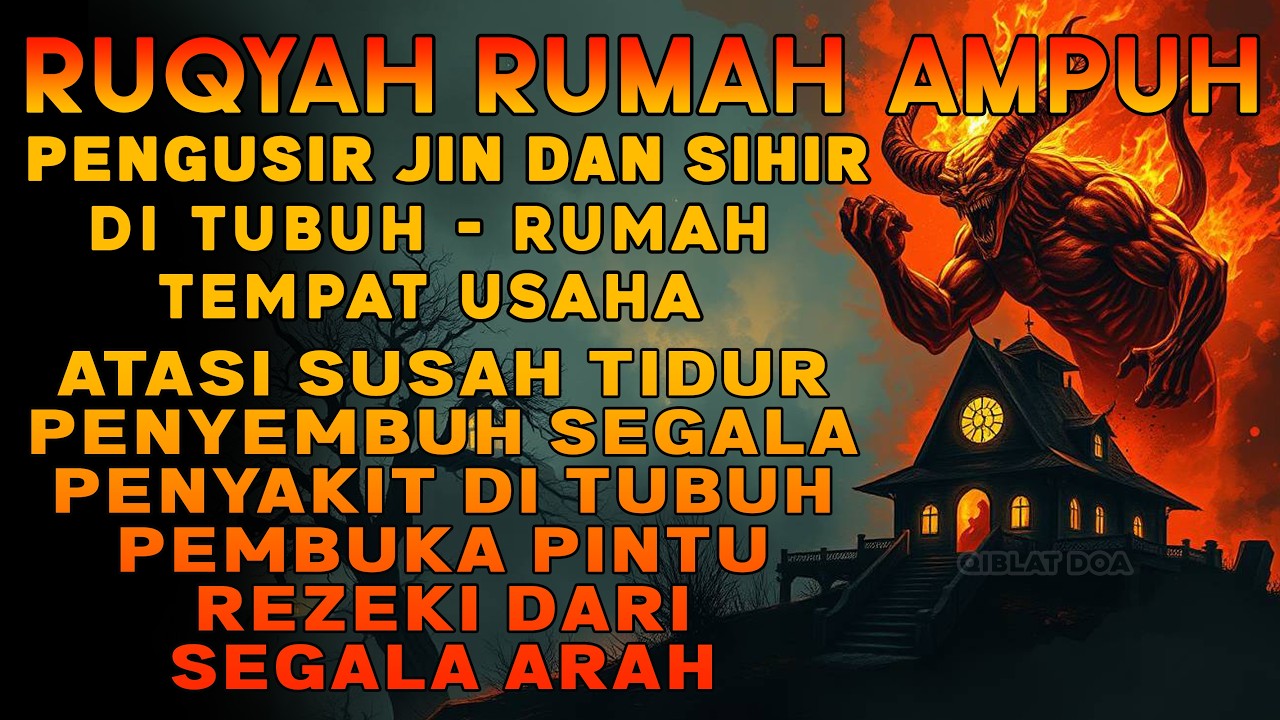 RUQYAH RUMAH PENGUSIR JIN, SETAN & SIHIR DI RUMAH & TUBUH, PENENANG HATI & FIKIRAN | BY ALAA AQEL