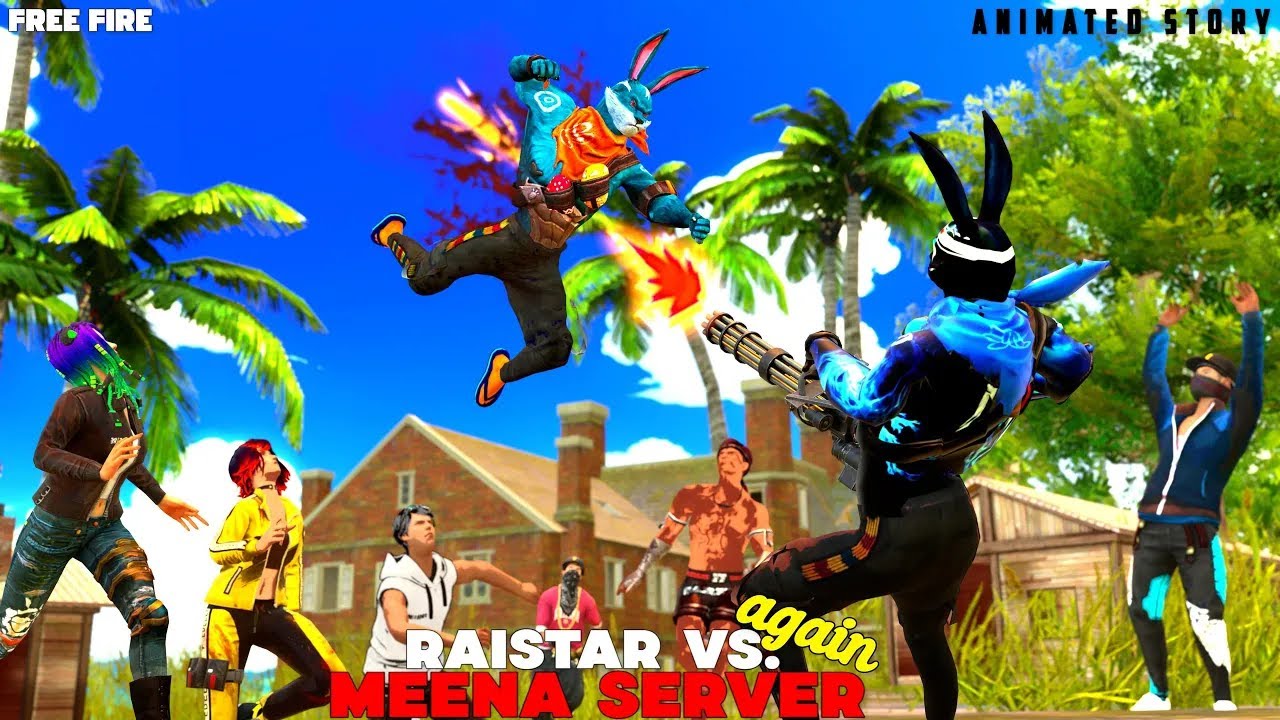 Adam & Raistar Vs. Meena Server 👿 AGAIN || FREEFIRE full 3D ANIMATED MOVIE || FF STORY🔥