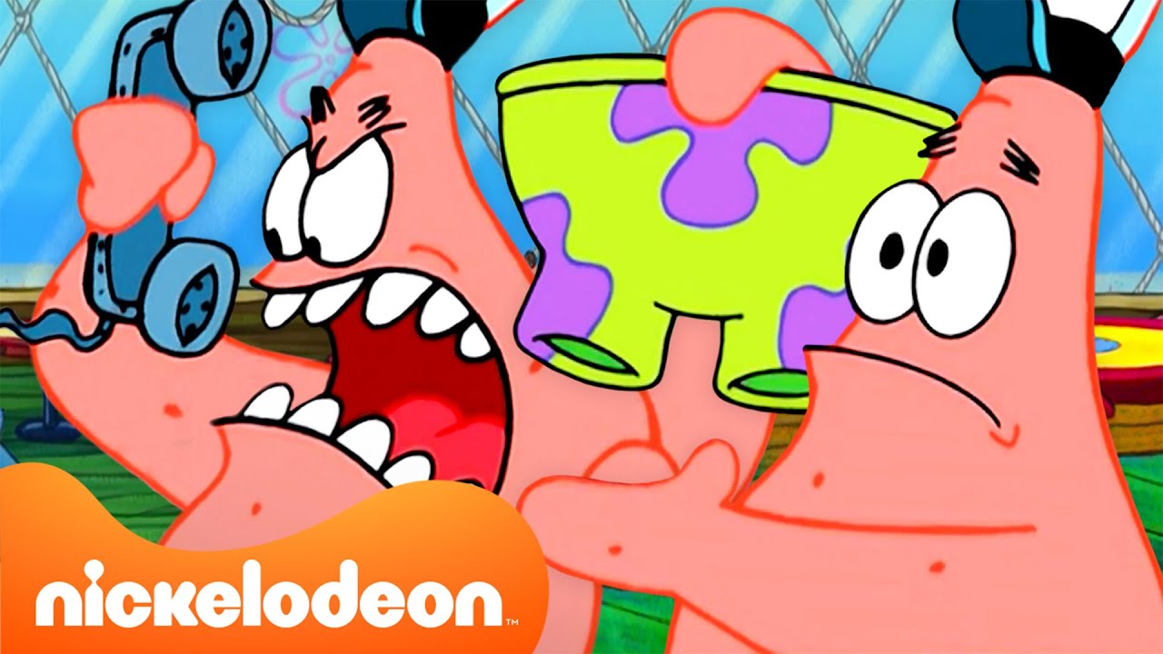 SpongeBob | 1 godzina Patricka w Krusty Krab! 🍔 | @SpongeBobOfficial | Nickelodeon Polska