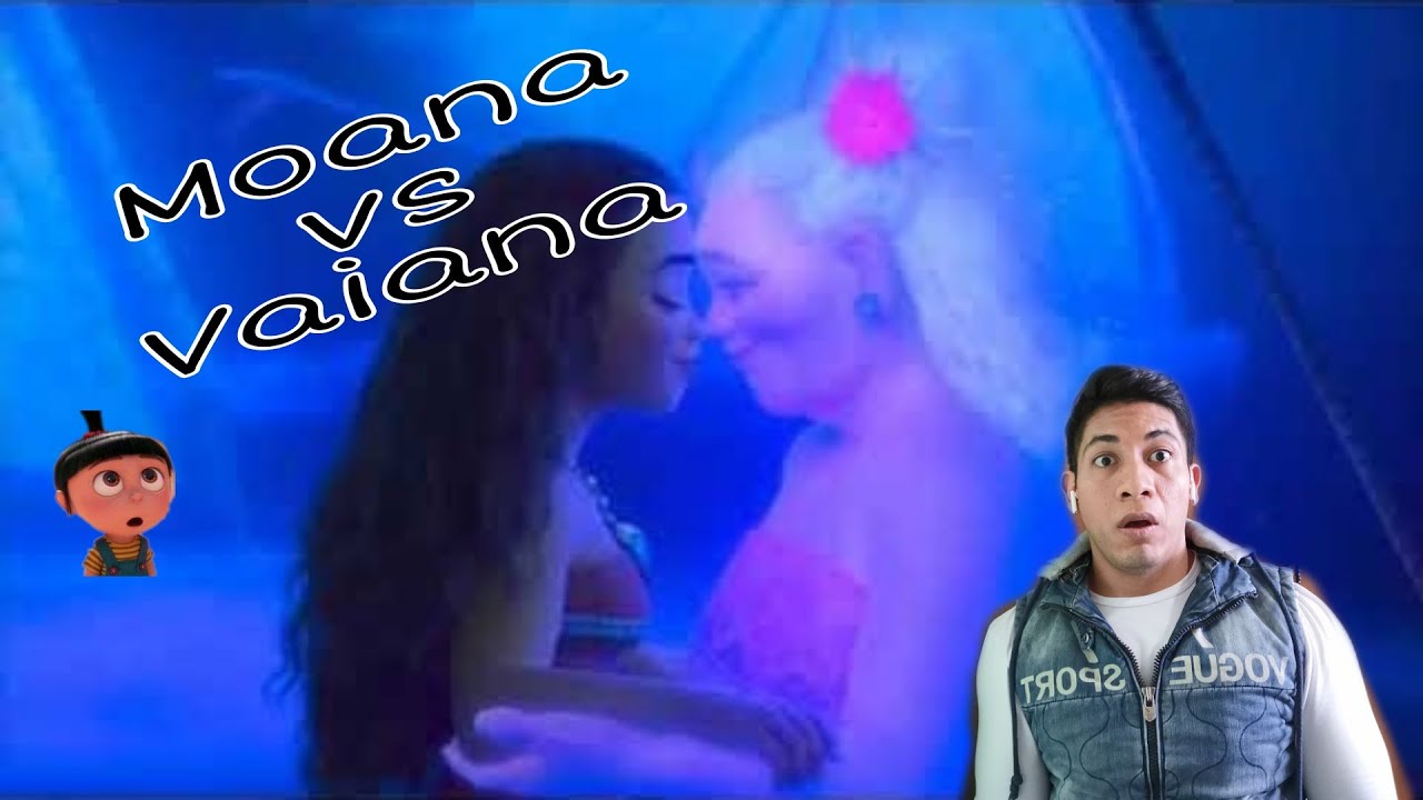Reaccionando a doblaje castellano y latino Yo soy moana vs vaiana #reaccion #disney