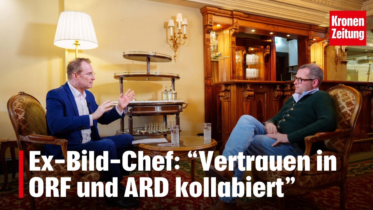Ex-Bild-Chef Reichelt: „Vertrauen in ORF und ARD erlebt Kollaps“ | krone.tv Message Macht Medien