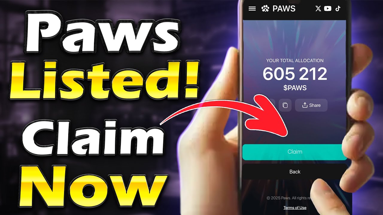 | Paws Airdrop Price Prediction | Paws Airdrop New Update | Paws New Task