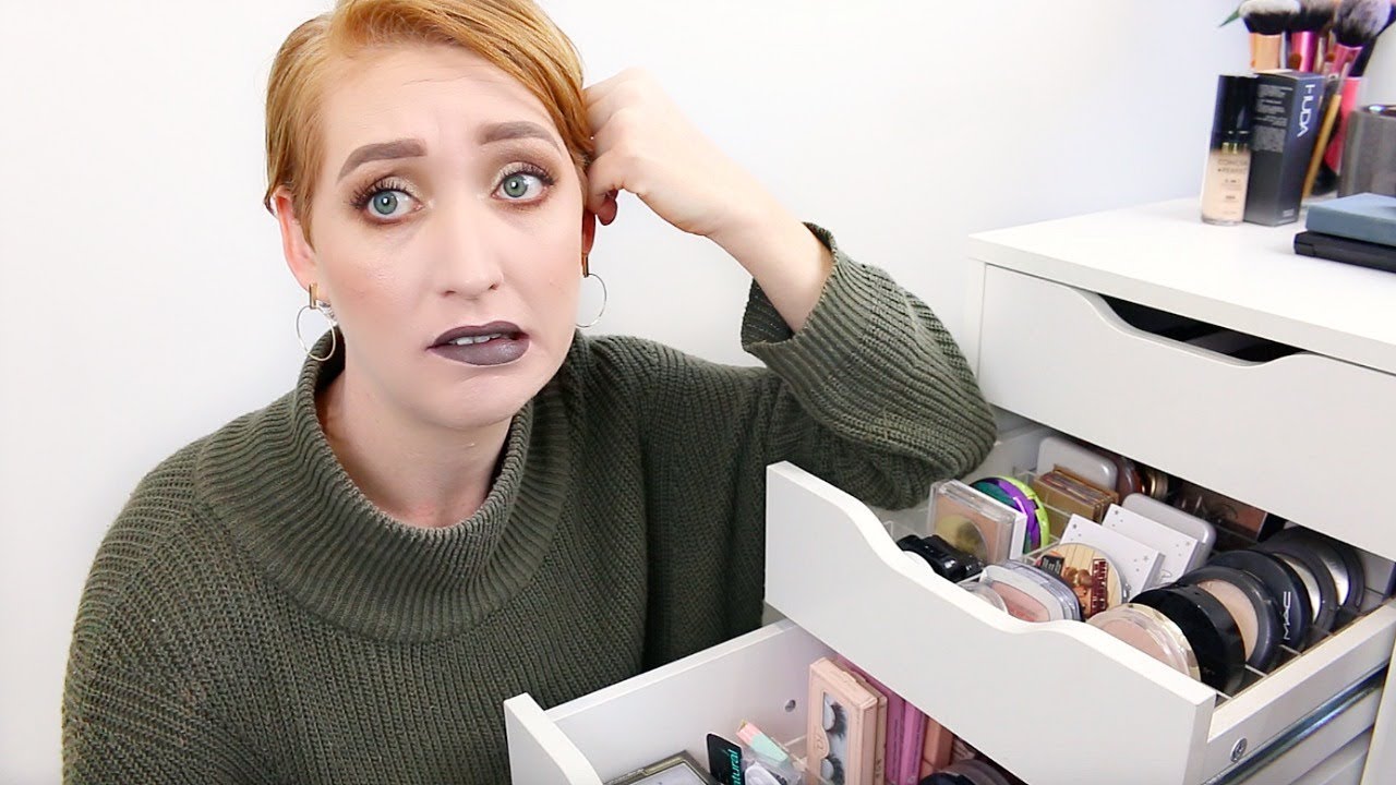 ORGANIZING MY MAKEUP! Ikea Alex Drawers Makeup Storage!