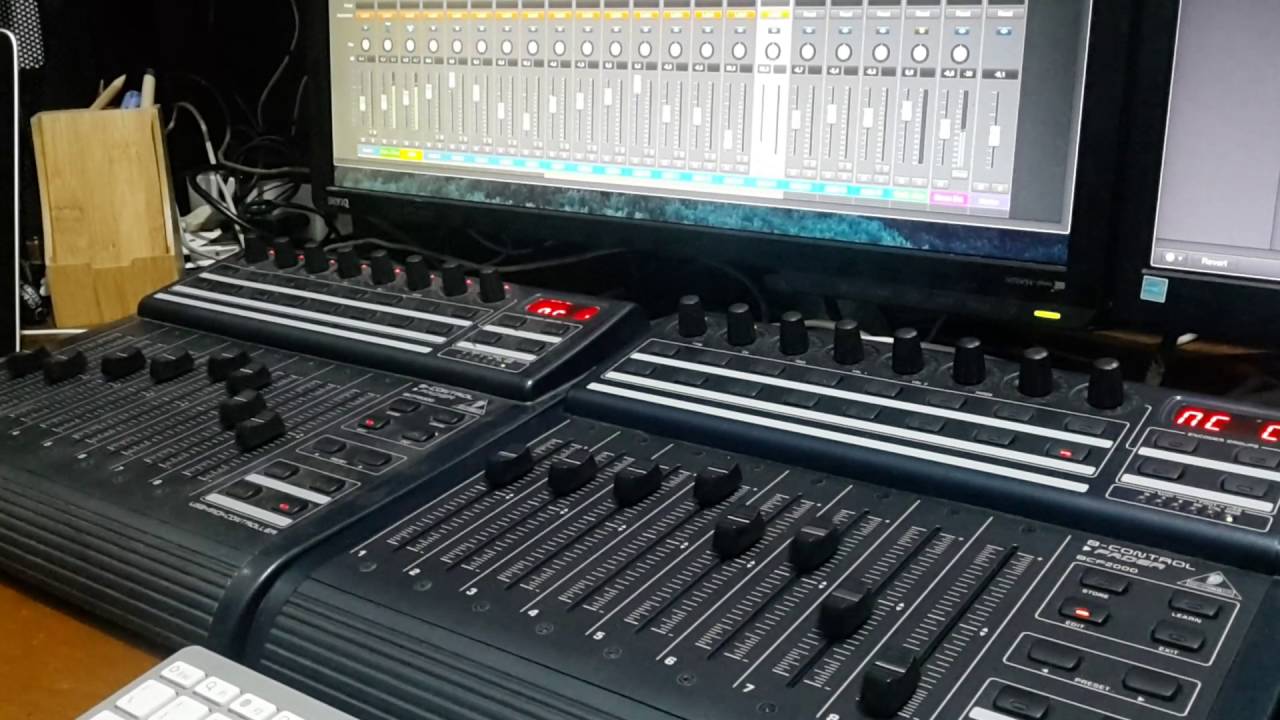 bcf 2000 16 tracks togheter on logic pro x