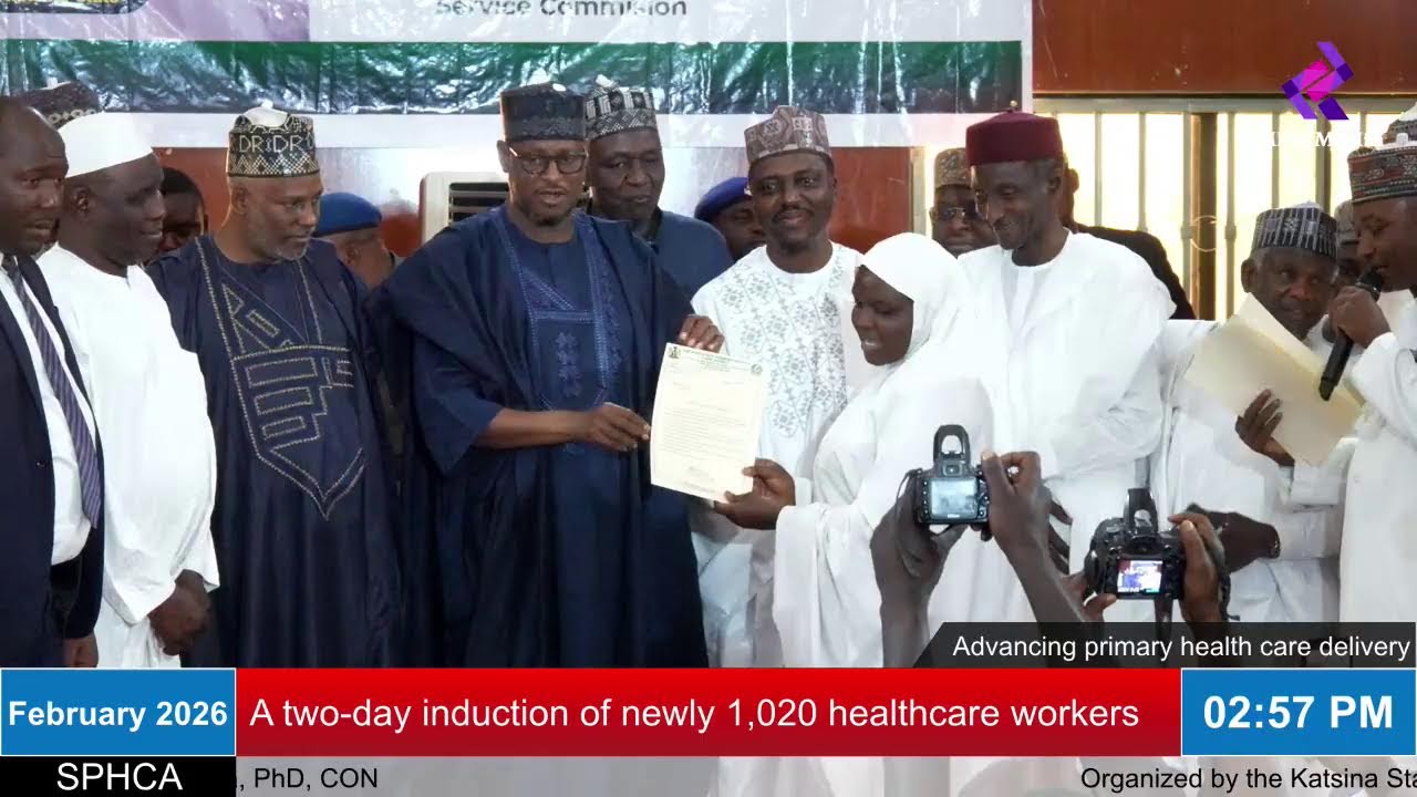 Live: A two-day induction ceremony for 1,020 newly recruited frontline health care workers