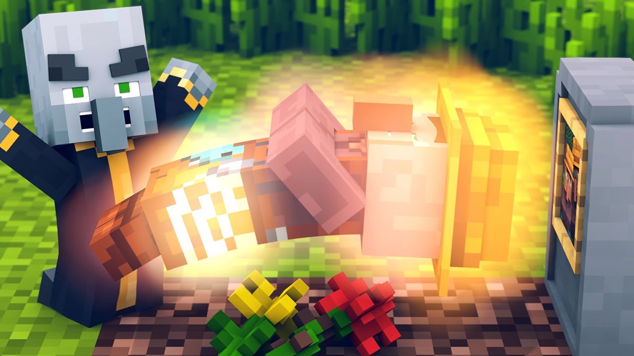 Villager vs Pillager Life 8 - Minecraft Animation