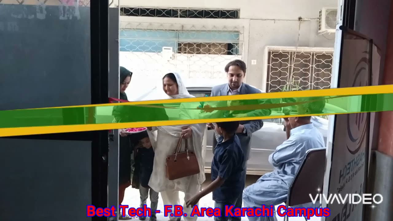 Inauguration of Best Tech Education F.B Area Karachi Campus. (Freelancing WordPress Web Development