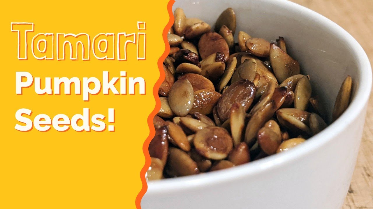 Tamari Pumpkin Seeds - EASY! One-Bowl/Jar Recipe!