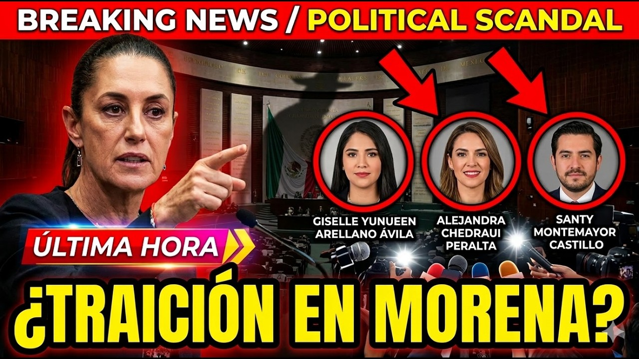 Claudia Sheinbaum !Tres morenistas votan contra la Reforma Electoral ¿quiénes son?