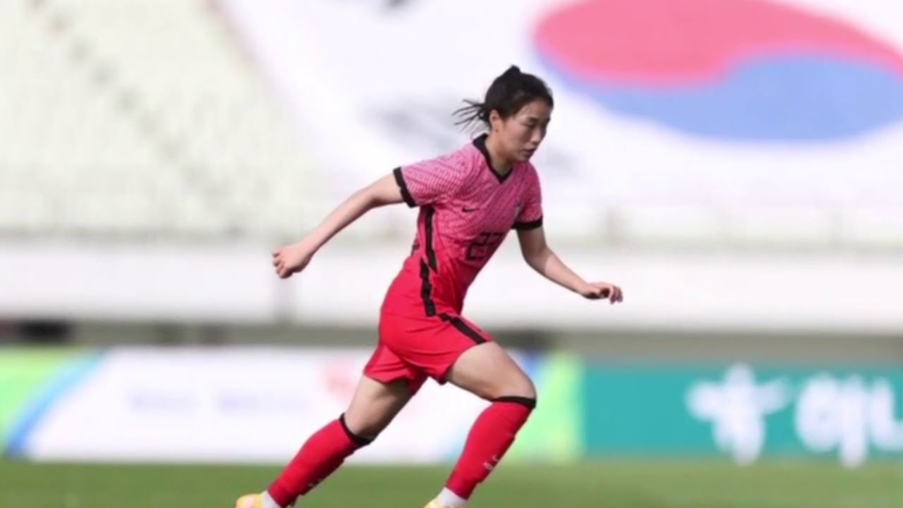 Korea women football player Kang chaerim 여자축구대표팀 강채림 선수