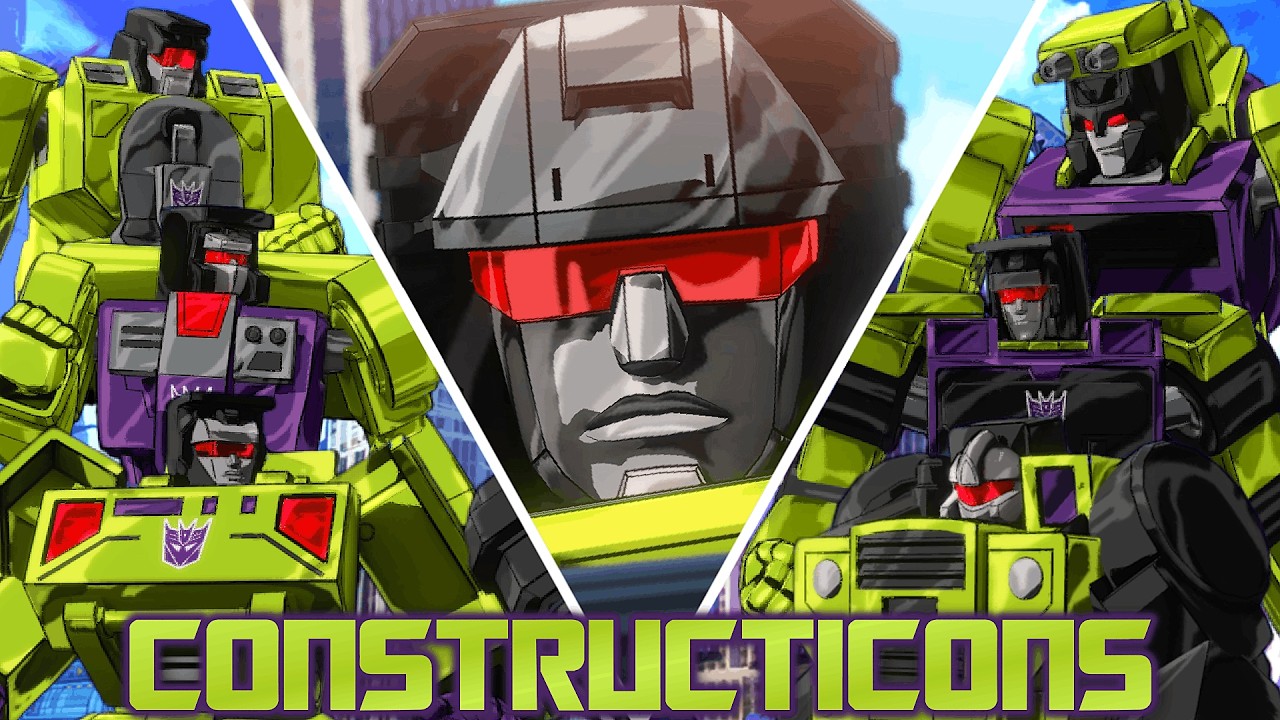Constructicons Battle Sequence, and Devastator Boss Fight - Transformers Devastation (4K 60fps)
