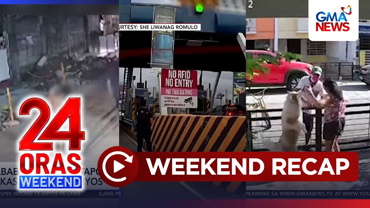 24 Oras Weekend: (Parts 1&2) Barilan sa NLEX; Nabuntis noong 13-anyos; Aso suki ng taho; atbp.