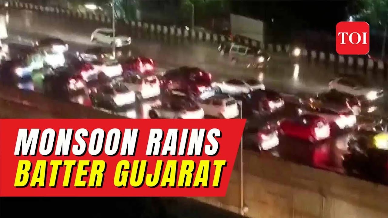 Heavy rains lash Gujarat, lead to massive waterlogging in Ahmedabad, Jamnagar
