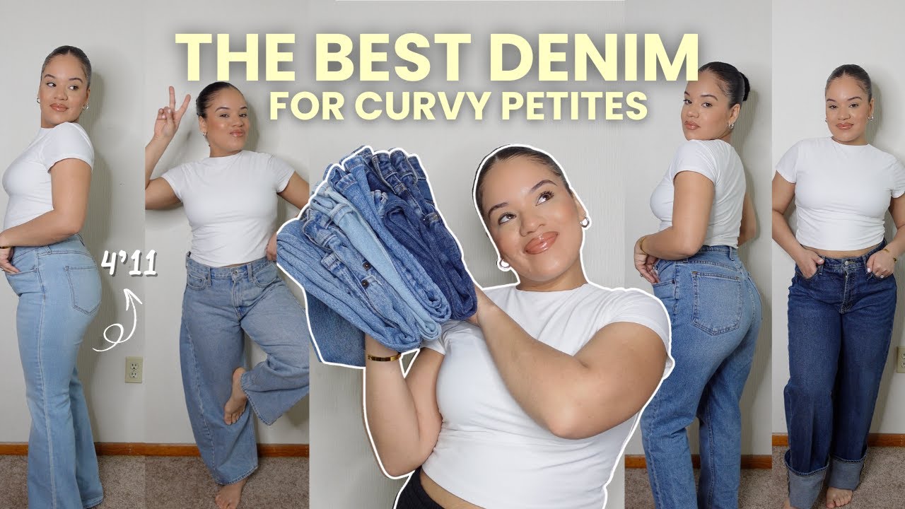The Best Jeans for Curvy Petites 👖💛(2025 Denim Trends that actually look good!)