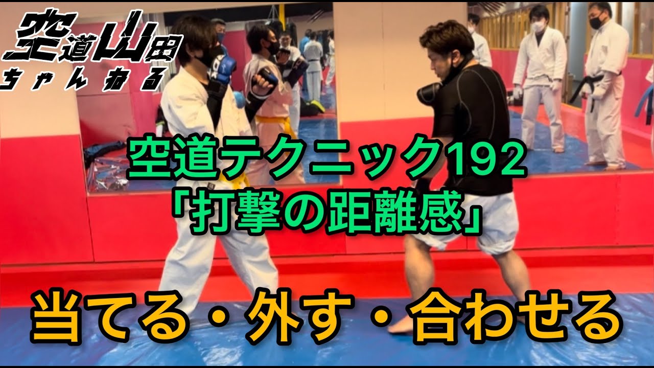 【武道】空道テクニック192「打撃の距離感」【格闘技】