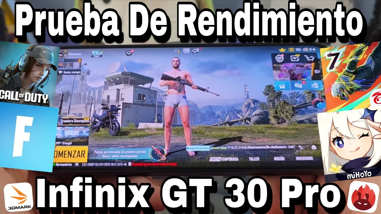 🎮 Infinix GT 30 Pro 🕹️ Prueba De Rendimiento Y Juegos