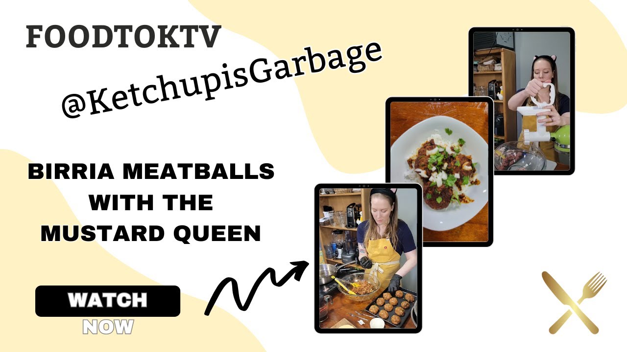 Birria Meatballs on "Cutting the Mustard" with The Mustard Queen