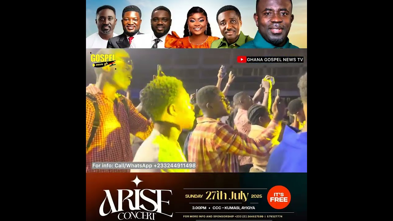 PS. PAA BOATENG & MIN. KOFI OWUSU PEPRAH WORSHIPS @ ARISE CONCERT 2025