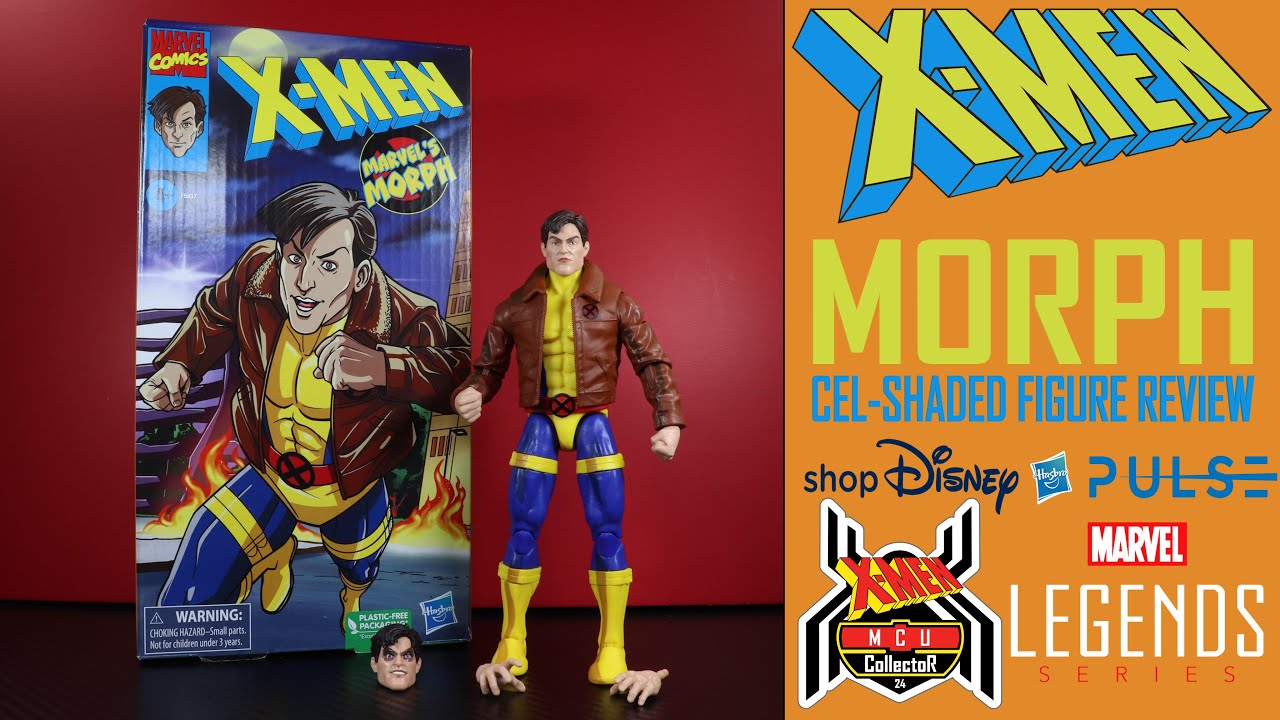 Marvel Legends MORPH X-Men 90s Animated Series VHS Box Cel-Shaded Exclusive Figure Review