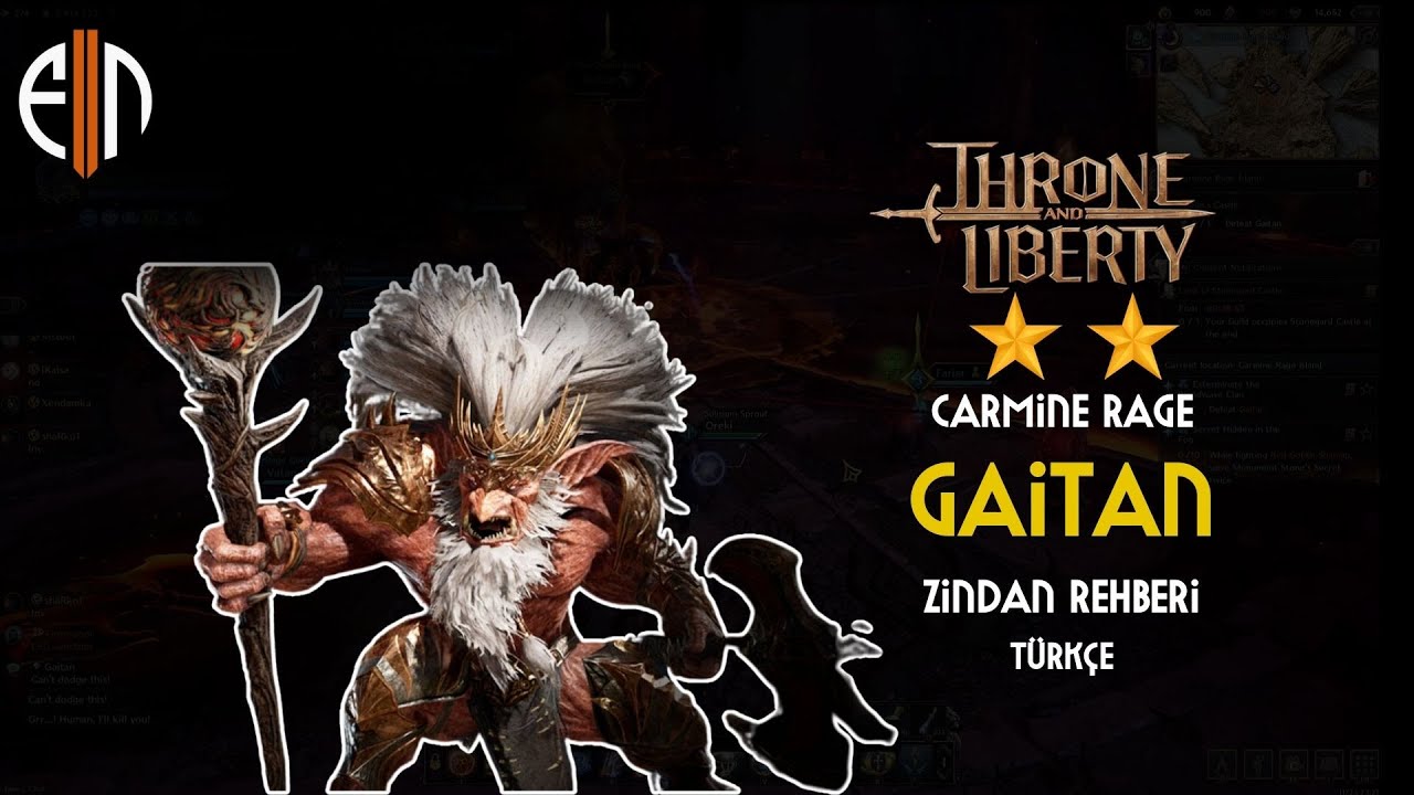 Throne and Liberty - Carmine Rage | Gaitan [Türkçe T2 Zindan Rehberi]