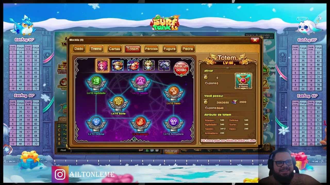[SURFTANK 5.5] SPOILER!! NOVO PET E DESCONTO NA RECARGA VEM AI!! EVOLUÇÃO NA CORUJAA