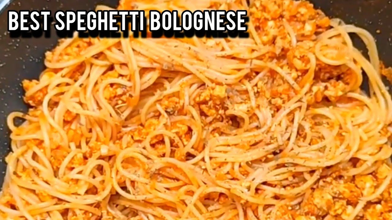 Chicken 🍗🍝 Spaghetti Bolognese | Live Recipe by Nawabi Dishes 
