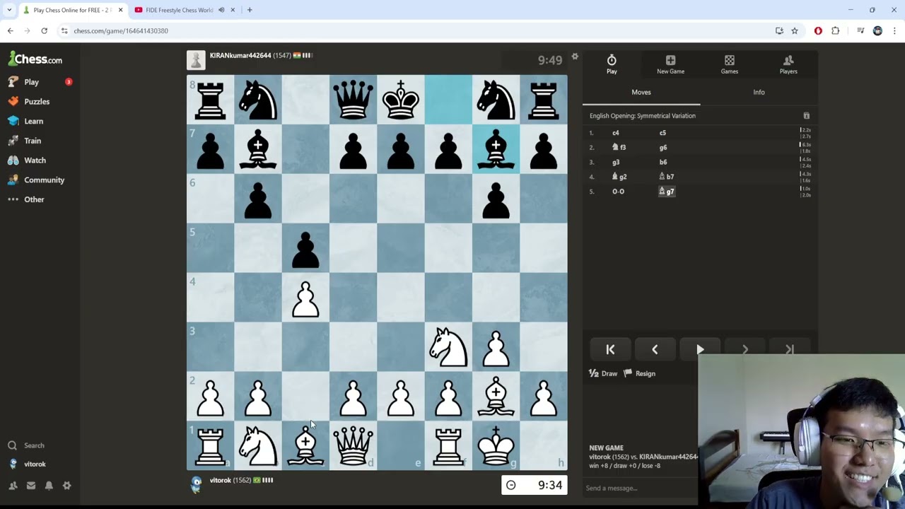 playing a game of chess every day until i reach 1600 or get a damn job - day 29