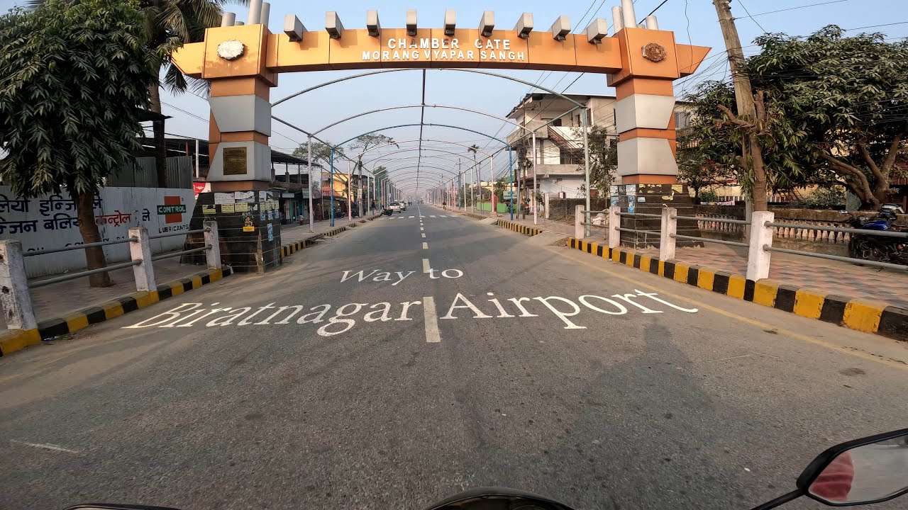 Way to Biratnagar Airport via Airport Road