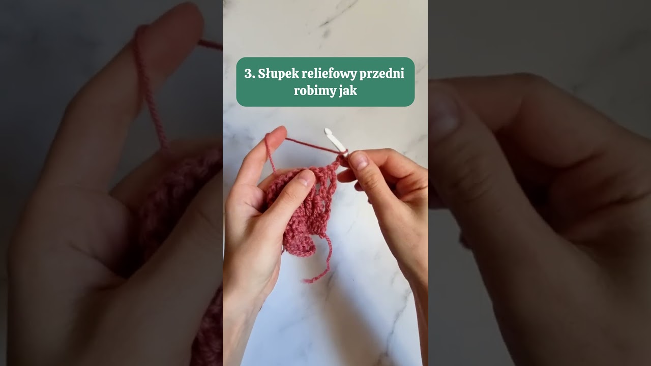 Nauczyć się robić słupki, 4 rodzaje słupk&oacute;w na szydełku!