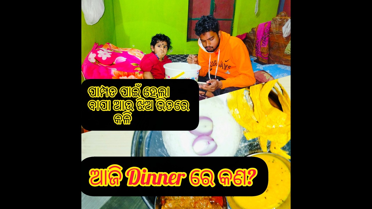 ଆଜି Dinner ରେ କଣ ହେଇଛି ?..//ପାମ୍ପଡ ପାଇଁ ଏତେ ଝଗଡା 😡
